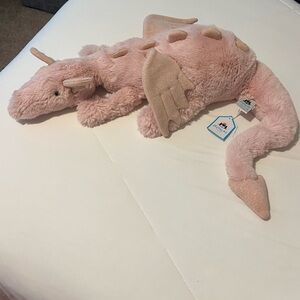 Jellycat Rose Dragon Plush - Retired